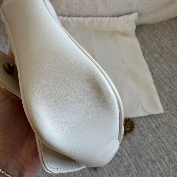 Authentic Gucci GG Marmont Flap Bag Matelasse Leather Super Mini - Picture 7 of 11